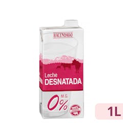 Leche desnatada Hacendado
