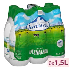 Leche desnatada Asturiana