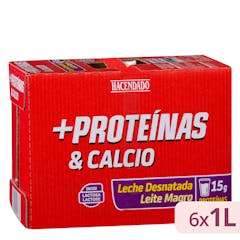 Leche desnatada +Proteínas & calcio