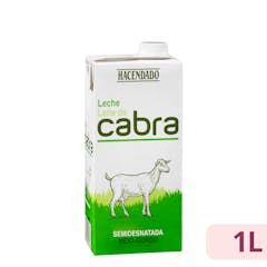 Leche semidesnatada de cabra Hacendado