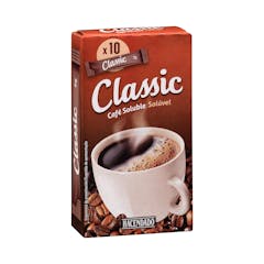 Café soluble classic en sobres Hacendado