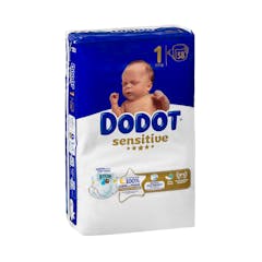 Pañales bebé talla 1 Dodot Sensitive de 2-5 kg