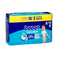Pañales bebé talla 6 Dodot de 13-18 kg