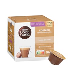 Café en cápsula cortado Dolce Gusto