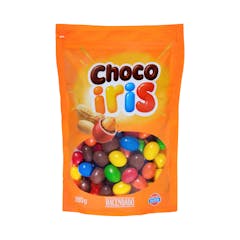 Cacahuetes Chocoiris Hacendado bañados de chocolate con leche coloreados