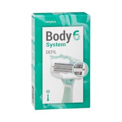 Maquinilla depilación recargable Deliplus Body System 6 hojas