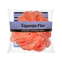 Esponja de baño flor Deliplus exfoliación suave