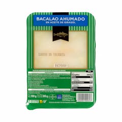 Bacalao ahumado Hacendado en aceite de girasol