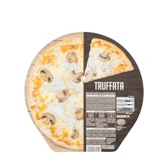 Pizza Truffata con queso, champiñones y trufa Hacendado ultracongelada