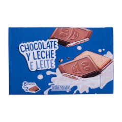 Galletas con chocolate y crema de leche Hacendado
