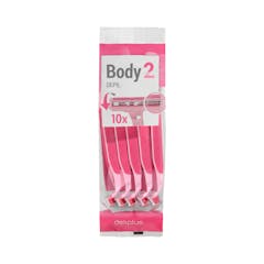 Maquinillas depilación desechables Deliplus Body 2 hojas