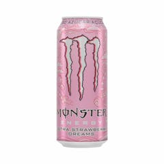 Bebida energética Strawberry Energy Ultra zero azúcar Monster
