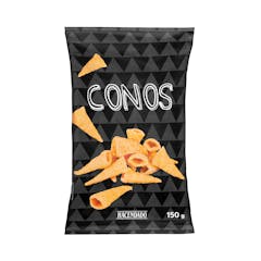 Conos sabor bacón y queso Hacendado