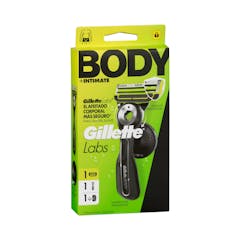 Maquinilla de afeitar recargable Gillette Labs Body + Intimate 2 hojas