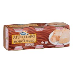 Atún claro en escabeche blanco Hacendado