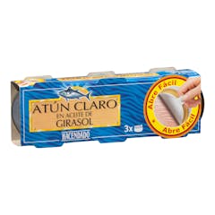Atún claro en aceite de girasol Hacendado