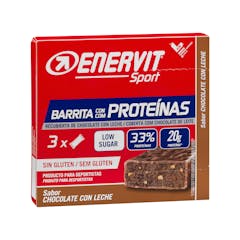 Barrita con proteínas sabor chocolate con leche Enervit Sport