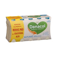 Bebida láctea natural Danacol 0% azúcares añadidos 0% MG