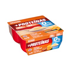 Postre lácteo con puré mango y maracuya +Proteínas Hacendado 0% MG 10 g proteínas