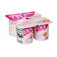 Yogur sabor fresa Hacendado 0% MG 0% azúcares añadidos