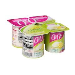 Yogur sabor limón Hacendado 0% MG 0% azúcares añadidos