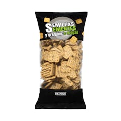 Galletas saladas con semillas y orégano Hacendado