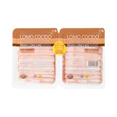 Lomo de cerdo cocido Hacendado finas lonchas