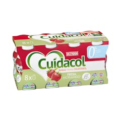 Bebida láctea de fresa Cuidacol 0% azúcares añadidos