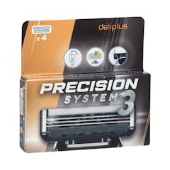 Recambios maquinilla de afeitar Deliplus Precision System 3 hojas