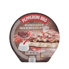 Pizza Pepperoni barbacoa Hacendado ultracongelada