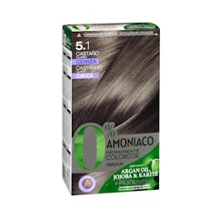 Coloración permanente 0% amoníaco 5.1 castaño claro ceniza Colorcor