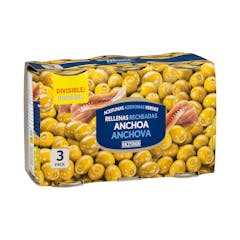 Aceitunas verdes rellenas de anchoa Hacendado