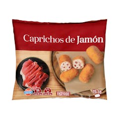 Croquetas caprichos de jamón Hacendado ultracongeladas