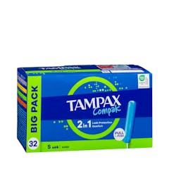 Tampones super Tampax Compak con aplicador