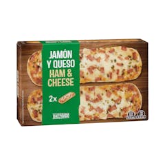 Baguette jamón y queso Hacendado ultracongeladas