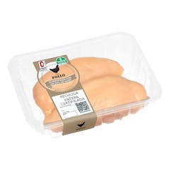 Pechugas enteras de pollo certificado alimentado con un 50% de maíz