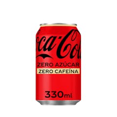 Refresco Coca-Cola zero azúcar zero cafeína