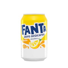 Refresco Fanta limón zero azúcares añadidos