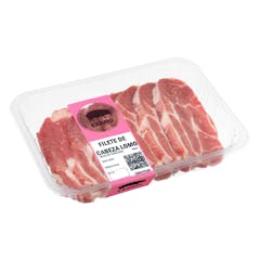 Filetes lomo de cerdo cabeza