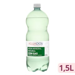 Agua mineral con gas grande Aguadoy