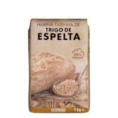 Harina de espelta Hacendado 100% integral