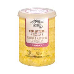 Piña natural a rodajas