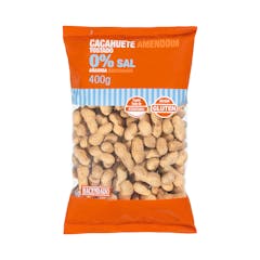 Cacahuete tostado Hacendado 0% sal añadida