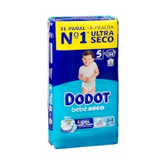 Pañales bebé talla 5 Dodot de 11-16 kg