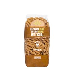 Macarrón rayado integral Hacendado