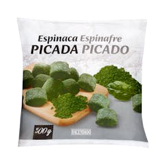 Espinaca picada en porciones Hacendado ultracongelada