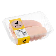 Pechugas enteras de pollo