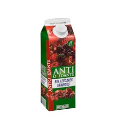 Bebida de frutas rojas antioxidante Hacendado sin azúcares añadidos