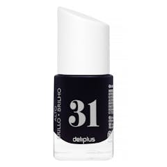 Laca de uñas alto brillo Deliplus 31 negro místico