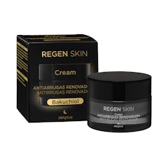 Crema facial noche antiarrugas renovadora Regen Skin Deliplus con Bakuchiol